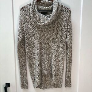 Inc cowl neck metallic sweater woman’s‎ size L